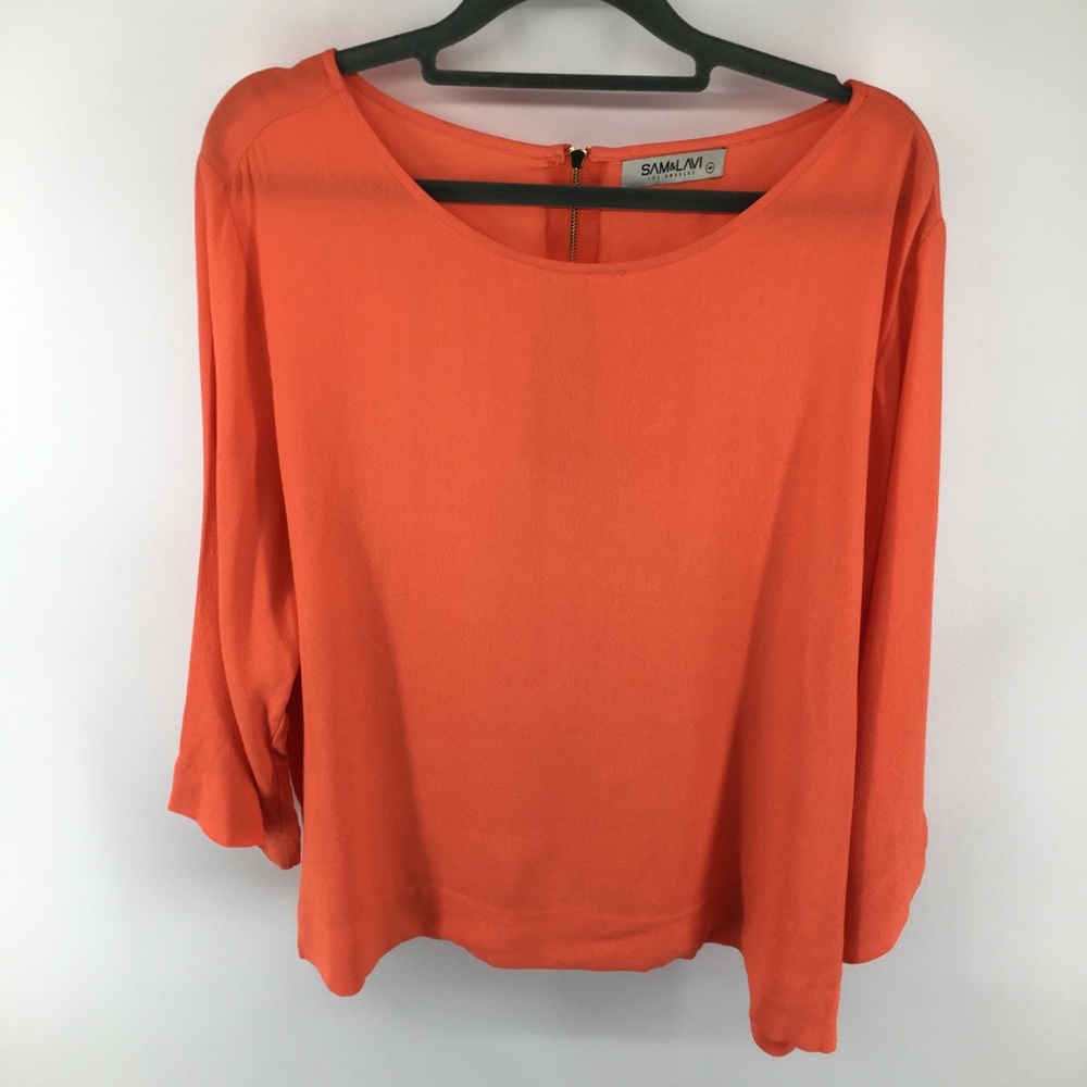 Anthropologie Sam & Lavi Orange Top